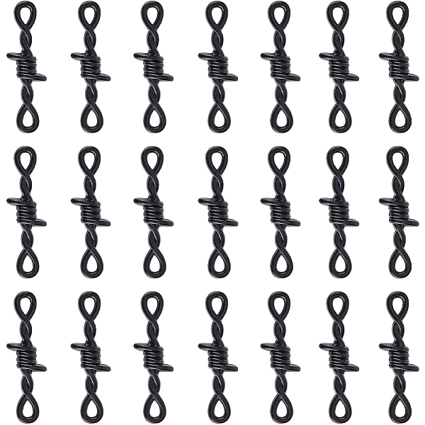 PandaHall SUNNYCLUE 40Pcs Alloy Connector Charms, Knot Links, Electrophoresis Black, 34x10.5x4.5mm, Hole: 2.5x4mm Alloy Others
PandaHall SUNNYCLUE 40Pcs Alloy Connector Charms, Knot Links, Electrophoresis Black, 34x10.5x4.5mm, Hole: 2.5x4mm Alloy Others