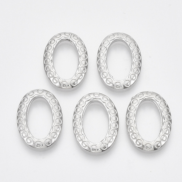 PandaHall CCB Plastic Linking Rings, Oval, Platinum, 24x17x2.5mm, Inner Diameter: 17x9mm, about 1100pcs/500g Plastic Oval
PandaHall CCB Plastic Linking Rings, Oval, Platinum, 24x17x2.5mm, Inner Diameter: 17x9mm, about 1100pcs/500g Plastic Oval