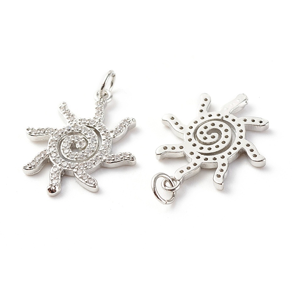PandaHall Brass Micro Pave Clear Cubic Zirconia Pendants, Cadmium Free & Lead Free, Sun, Platinum, 22x18x2mm, Hole: 3.5mm Brass+Cubic...
PandaHall Brass Micro Pave Clear Cubic Zirconia Pendants, Cadmium Free & Lead Free, Sun, Platinum, 22x18x2mm, Hole: 3.5mm Brass+Cubic...