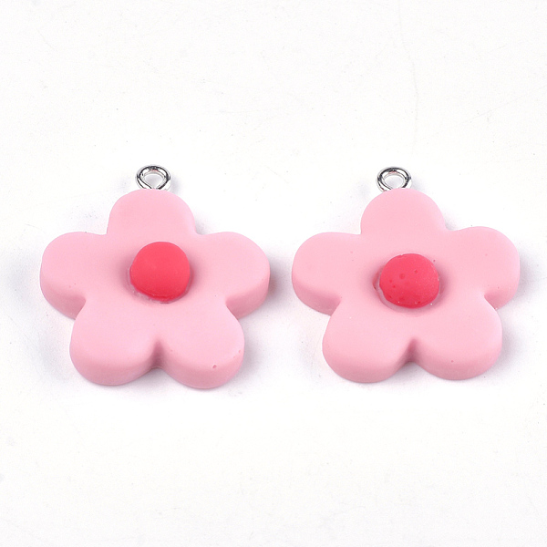 PandaHall Resin Pendants, with Platinum Plated Iron Findings, Flower, Pink, 23~24x20~22x9~10mm, Hole: 2mm Iron+Resin Flower Pink
PandaHall Resin Pendants, with Platinum Plated Iron Findings, Flower, Pink, 23~24x20~22x9~10mm, Hole: 2mm Iron+Resin Flower Pink