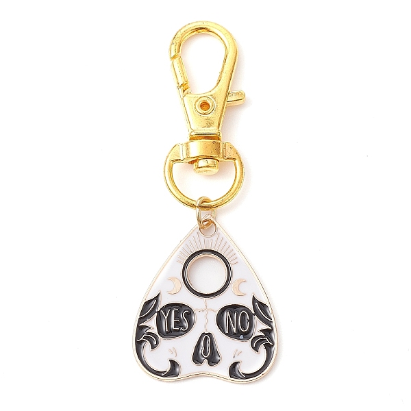 PandaHall Alloy Enamel Heart Pendant Decorations, with Iron Swivel Clasp, Golden & Light Gold, Moon, 59mm Alloy+Enamel Moon Black
PandaHall Alloy Enamel Heart Pendant Decorations, with Iron Swivel Clasp, Golden & Light Gold, Moon, 59mm Alloy+Enamel Moon Black