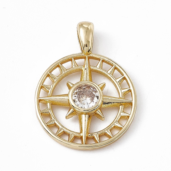 PandaHall Rack Plating Brass Cubic Zirconia Pendants, Flat Round with Sun Charm, Long-Lasting Plated, Lead Free & Cadmium Free, Real 18K..., Clear
PandaHall Rack Plating Brass Cubic Zirconia Pendants, Flat Round with Sun Charm, Long-Lasting Plated, Lead Free & Cadmium Free, Real 18K..., Clear