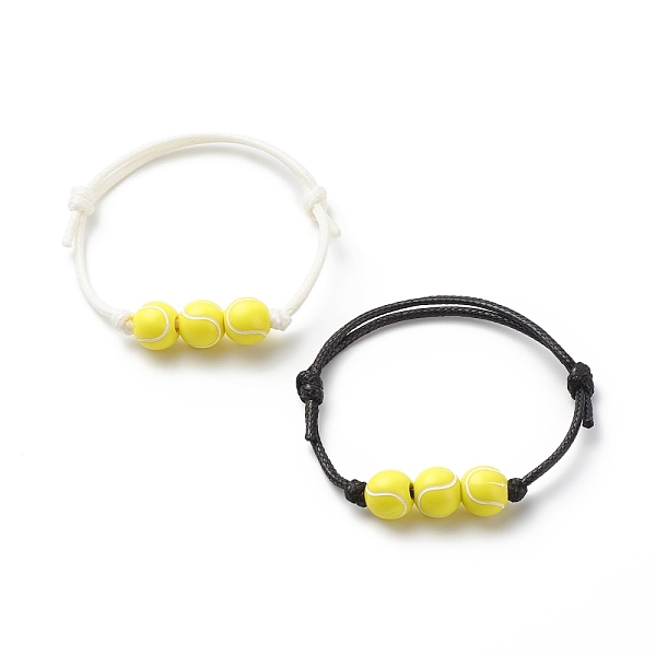 PandaHall 2Pcs 2 Colors Acrylic Tennis Beaded Bracelet, Polyester Cord Adjustable Bracelets for Men Women, Tennis Pattern, Inner Diameter..., Yellow
PandaHall 2Pcs 2 Colors Acrylic Tennis Beaded Bracelet, Polyester Cord Adjustable Bracelets for Men Women, Tennis Pattern, Inner Diameter..., Yellow