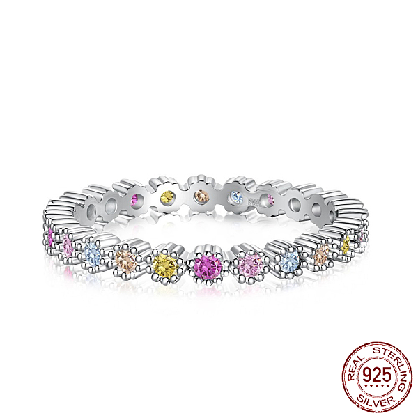 PandaHall Rhodium Plated 925 Sterling Silver Finger Rings, with Colorful Cubic Zirconia, with S925 Stamp, Platinum, US Size 7 1/4(17.5mm)...
PandaHall Rhodium Plated 925 Sterling Silver Finger Rings, with Colorful Cubic Zirconia, with S925 Stamp, Platinum, US Size 7 1/4(17.5mm)...