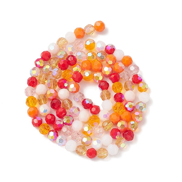 PandaHall Electroplate Glass Beads Strands, Faceted(32 Facets), Half AB Color Plated, Round, Dark Orange, 6x5mm, Hole: 1.4mm, about...
PandaHall Electroplate Glass Beads Strands, Faceted(32 Facets), Half AB Color Plated, Round, Dark Orange, 6x5mm, Hole: 1.4mm, about...