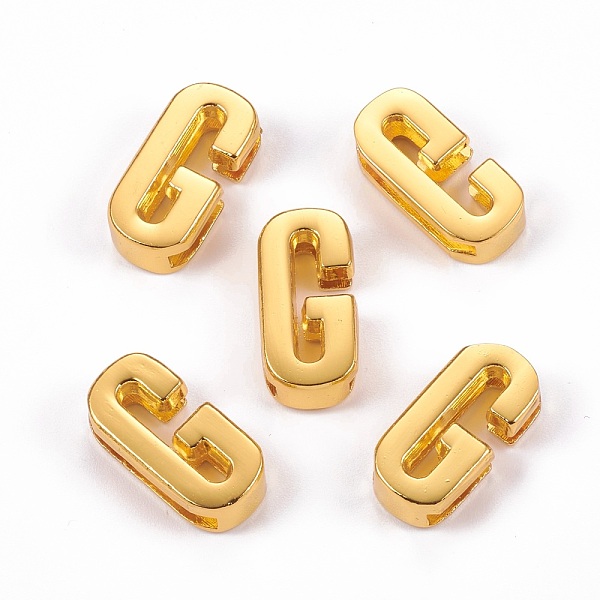 PandaHall Alloy Slide Charms, Cadmium Free & Lead Free, Golden, Letter G, 21x10x6.5mm, Hole: 3x18mm Alloy Letter G
PandaHall Alloy Slide Charms, Cadmium Free & Lead Free, Golden, Letter G, 21x10x6.5mm, Hole: 3x18mm Alloy Letter G