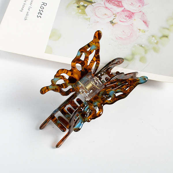 PandaHall Butterfly PVC Claw Hair Clips, DIY Hair Accessories, Coconut Brown, 108x64x56mm PVC Butterfly
PandaHall Butterfly PVC Claw Hair Clips, DIY Hair Accessories, Coconut Brown, 108x64x56mm PVC Butterfly