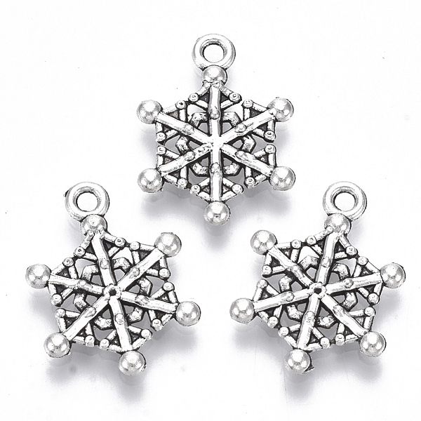 PandaHall Tibetan Style Alloy Pendants, Lead Free & Cadmium Free, Snowflake, Antique Silver, 20x15x2mm, Hole: 1.6mm, about 500pcs/500g Alloy...
PandaHall Tibetan Style Alloy Pendants, Lead Free & Cadmium Free, Snowflake, Antique Silver, 20x15x2mm, Hole: 1.6mm, about 500pcs/500g Alloy...