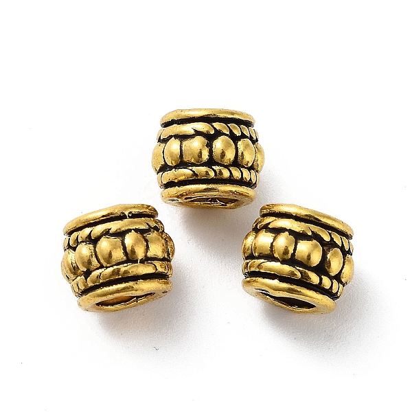 PandaHall Tibetan Style Alloy Beads, Cadmium Free & Lead Free, Column, Antique Golden, 8x6.5mm, Hole: 4mm, about 1000pcs/1000g Alloy Column
PandaHall Tibetan Style Alloy Beads, Cadmium Free & Lead Free, Column, Antique Golden, 8x6.5mm, Hole: 4mm, about 1000pcs/1000g Alloy Column