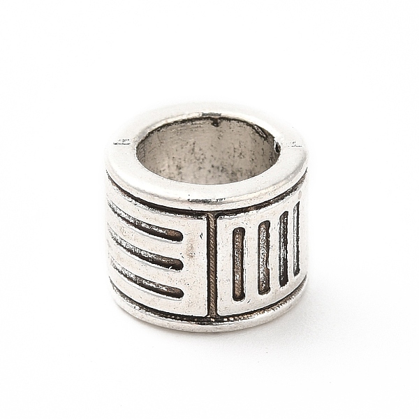 PandaHall Tibetan Style Alloy European Beads, Large Hole Beads, Column, Antique Silver, 10x7.5mm, Hole: 6.6mm, about 285pcs/500g Alloy...
PandaHall Tibetan Style Alloy European Beads, Large Hole Beads, Column, Antique Silver, 10x7.5mm, Hole: 6.6mm, about 285pcs/500g Alloy...