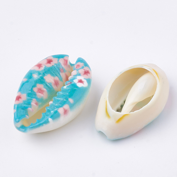PandaHall Printed Cowrie Shell Beads, No Hole/Undrilled, Colorful, 20~25x14~16x5~7mm Cowrie Shell Shell Shape
PandaHall Printed Cowrie Shell Beads, No Hole/Undrilled, Colorful, 20~25x14~16x5~7mm Cowrie Shell Shell Shape