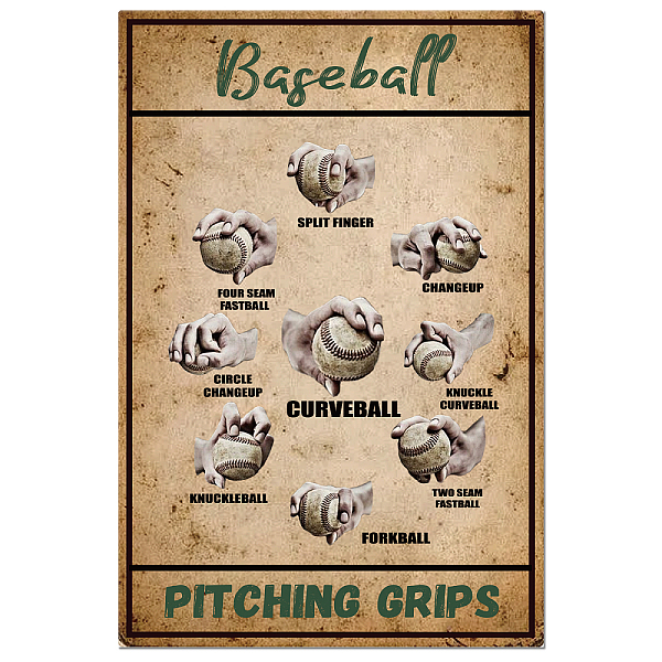 PandaHall Vintage Metal Tin Sign, Iron Wall Decor for Bars, Restaurants, Cafes Pubs, Rectangle, Baseball, 300x200x0.5mm Iron Baseball
PandaHall Vintage Metal Tin Sign, Iron Wall Decor for Bars, Restaurants, Cafes Pubs, Rectangle, Baseball, 300x200x0.5mm Iron Baseball
