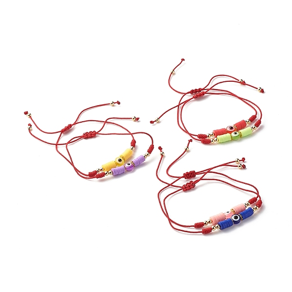 PandaHall Flat Round with Evil Eye Resin Braided Beads Bracelet, Handmade Polymer Clay Heishi Beads Surfering Bracelet for Girl Women, Mixed..., Multicolor
PandaHall Flat Round with Evil Eye Resin Braided Beads Bracelet, Handmade Polymer Clay Heishi Beads Surfering Bracelet for Girl Women, Mixed..., Multicolor