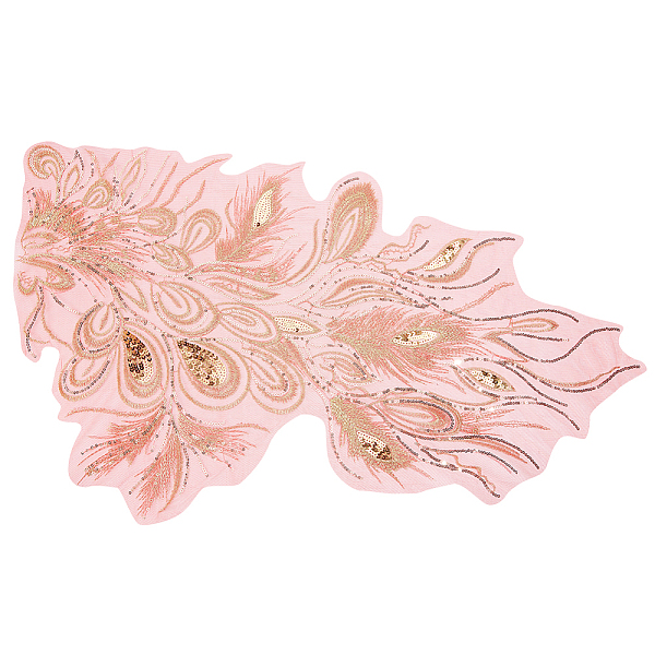 PandaHall Peacock Tail Pattern Polyester Lace Computerized Embroidery Ornament Accessories, with Paillette/Sequin, for DIY Clothes, Bag..., Red
PandaHall Peacock Tail Pattern Polyester Lace Computerized Embroidery Ornament Accessories, with Paillette/Sequin, for DIY Clothes, Bag..., Red