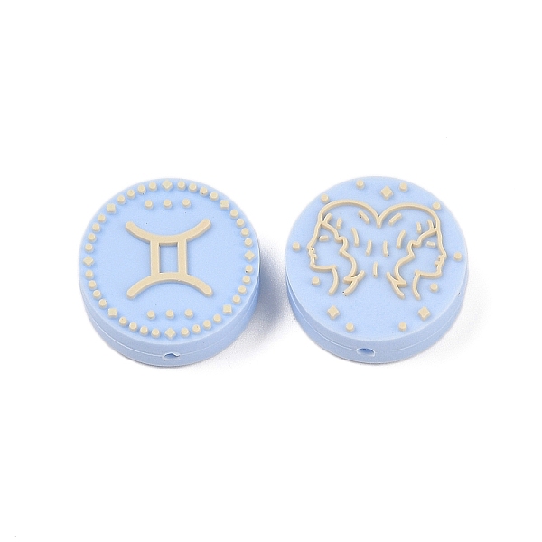 PandaHall Food Grade Silicone Focal Beads, Silicone Teething Beads, Round with Twelve Constellations, Gemini, 25x9.5mm, Hole: 2.5mm Silicone..., Orange
PandaHall Food Grade Silicone Focal Beads, Silicone Teething Beads, Round with Twelve Constellations, Gemini, 25x9.5mm, Hole: 2.5mm Silicone..., Orange