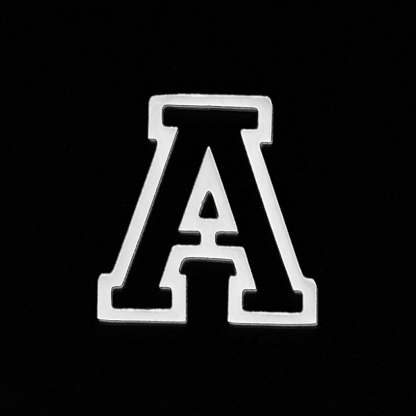 PandaHall 201 Stainless Steel Charms, Laser Cut, Letter, No Hole, Letter.A, 12x11x1mm 201 Stainless Steel Letter A
PandaHall 201 Stainless Steel Charms, Laser Cut, Letter, No Hole, Letter.A, 12x11x1mm 201 Stainless Steel Letter A