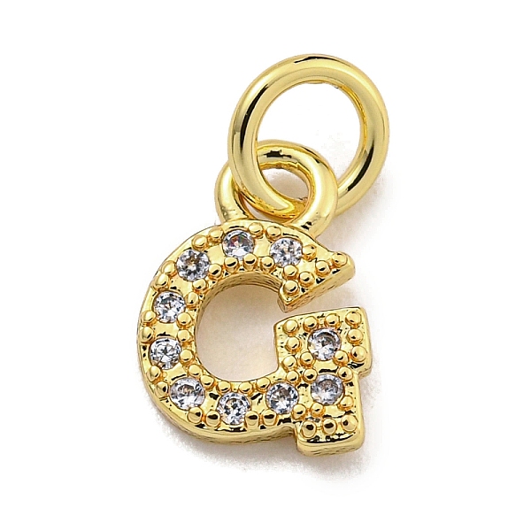 PandaHall Initial Letter Brass with Cubic Zirconia Charms, Real 18K Gold Plated, Long-Lasting Plated, Lead Free & Cadmium Free, Letter G..., Clear
PandaHall Initial Letter Brass with Cubic Zirconia Charms, Real 18K Gold Plated, Long-Lasting Plated, Lead Free & Cadmium Free, Letter G..., Clear
