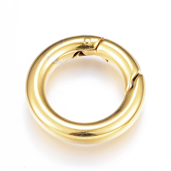 PandaHall Vacuum Plating 201 Stainless Steel Spring Gate Rings, O Rings, Ring, Golden, 20.5x3.5mm, Inner Diameter: 13mm 201 Stainless Steel
PandaHall Vacuum Plating 201 Stainless Steel Spring Gate Rings, O Rings, Ring, Golden, 20.5x3.5mm, Inner Diameter: 13mm 201 Stainless Steel