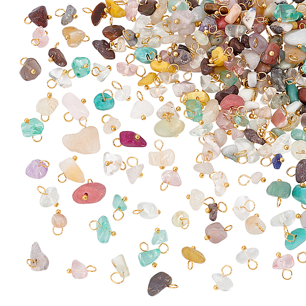 PandaHall HOBBIESAY 200Pcs Natural Mixed Stones Chrams 8-10mm Agate Crystal Stones Charms with Golden Tones Brass Loops Chip Semi-precious...
PandaHall HOBBIESAY 200Pcs Natural Mixed Stones Chrams 8-10mm Agate Crystal Stones Charms with Golden Tones Brass Loops Chip Semi-precious...