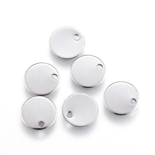 PandaHall 304 Stainless Steel Charms, Flat Round, Stamping Blank Tag, Stainless Steel Color, 6x1mm, Hole: 1.2mm 304 Stainless Steel Flat...
PandaHall 304 Stainless Steel Charms, Flat Round, Stamping Blank Tag, Stainless Steel Color, 6x1mm, Hole: 1.2mm 304 Stainless Steel Flat...