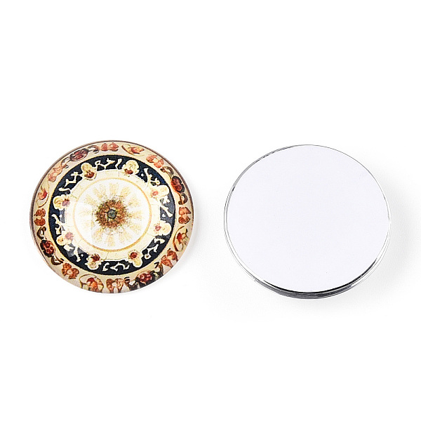 PandaHall Glass Cabochons, Half Round with Kaleidoscope Pattern, Colorful, 25x7.5mm Glass Half Round Multicolor
PandaHall Glass Cabochons, Half Round with Kaleidoscope Pattern, Colorful, 25x7.5mm Glass Half Round Multicolor