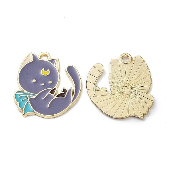 PandaHall Alloy Enamal Pendants, Lead Free & Cadmium Free, Cat Charm, Golden, 27x23x1mm, Hole: 1.5mm Alloy+Enamel Cat Shape
PandaHall Alloy Enamal Pendants, Lead Free & Cadmium Free, Cat Charm, Golden, 27x23x1mm, Hole: 1.5mm Alloy+Enamel Cat Shape