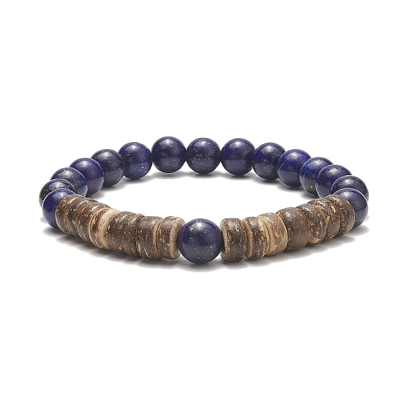 PandaHall Natural Gemstone & Coconut Beaded Stretch Bracelet for Women, Inner Diameter: 2-1/4 inch(5.65cm) Mixed Stone Brown
PandaHall Natural Gemstone & Coconut Beaded Stretch Bracelet for Women, Inner Diameter: 2-1/4 inch(5.65cm) Mixed Stone Brown