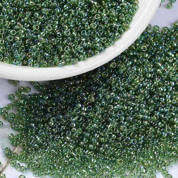 PandaHall MIYUKI Round Rocailles Beads, Japanese Seed Beads, 15/0, (RR288) Transparent Olive Green AB, 1.5mm, Hole: 0.7mm, about 5555pcs/10g...
PandaHall MIYUKI Round Rocailles Beads, Japanese Seed Beads, 15/0, (RR288) Transparent Olive Green AB, 1.5mm, Hole: 0.7mm, about 5555pcs/10g...