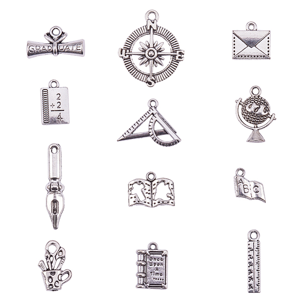 PandaHall Tibetan Style Alloy Pendants, Mixed Shapes, Antique Silver, 7.4x7.3x2.5cm, 120pcs/box Alloy Mixed Shapes
PandaHall Tibetan Style Alloy Pendants, Mixed Shapes, Antique Silver, 7.4x7.3x2.5cm, 120pcs/box Alloy Mixed Shapes