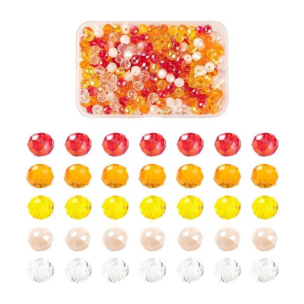PandaHall 500Pcs 5Colors Electroplate Glass Beads, AB Color Plated, Faceted Rondelle, Clear & Red & Dark Orange & Gold & Antique White...
PandaHall 500Pcs 5Colors Electroplate Glass Beads, AB Color Plated, Faceted Rondelle, Clear & Red & Dark Orange & Gold & Antique White...