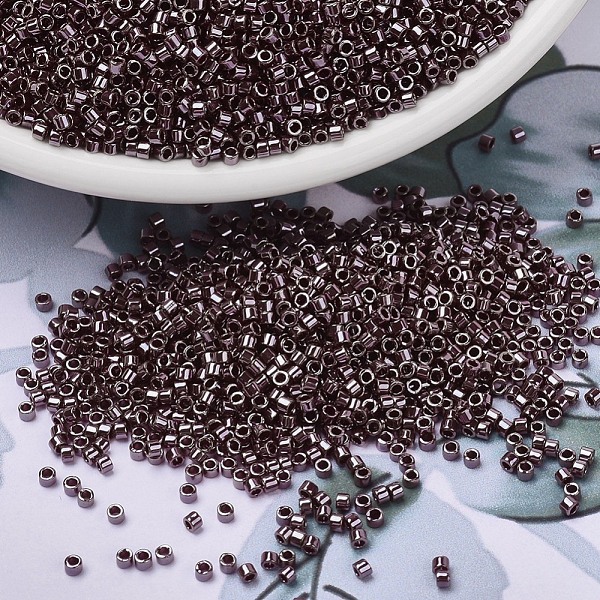 PandaHall MIYUKI Delica Beads, Cylinder, Japanese Seed Beads, 11/0, (DB1565) Opaque Currant Luster, 1.3x1.6mm, Hole: 0.8mm, about..., Purple
PandaHall MIYUKI Delica Beads, Cylinder, Japanese Seed Beads, 11/0, (DB1565) Opaque Currant Luster, 1.3x1.6mm, Hole: 0.8mm, about..., Purple