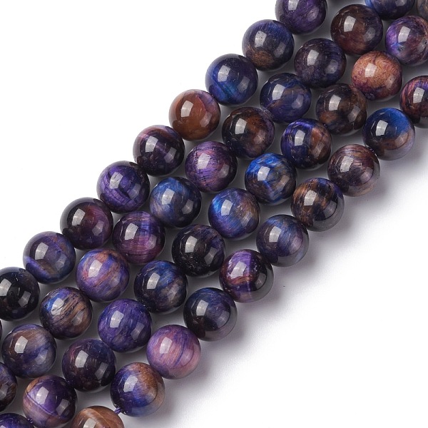 PandaHall Natural Galaxy Tiger Eye Beads Strands, Round, Dyed & Heated, Midnight Blue, 6.5mm, Hole: 0.9mm, about 63~64pcs/strand...
PandaHall Natural Galaxy Tiger Eye Beads Strands, Round, Dyed & Heated, Midnight Blue, 6.5mm, Hole: 0.9mm, about 63~64pcs/strand...