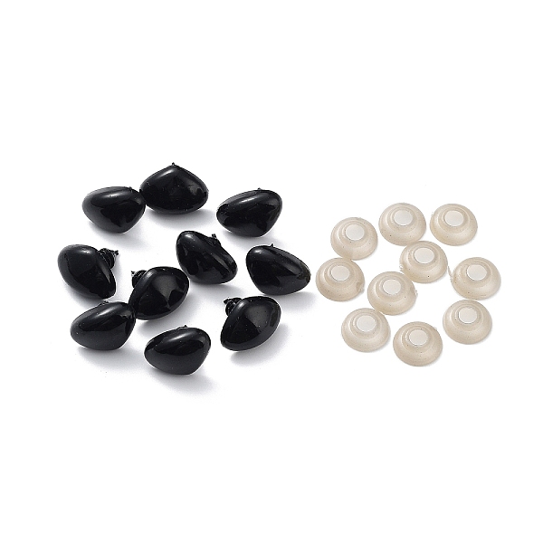 PandaHall (Defective Closeout Sale: Scratch) Craft Plastic Doll Noses, Safety Noses, Black, 18.5x14x19.5mm Plastic Triangle Black
PandaHall (Defective Closeout Sale: Scratch) Craft Plastic Doll Noses, Safety Noses, Black, 18.5x14x19.5mm Plastic Triangle Black