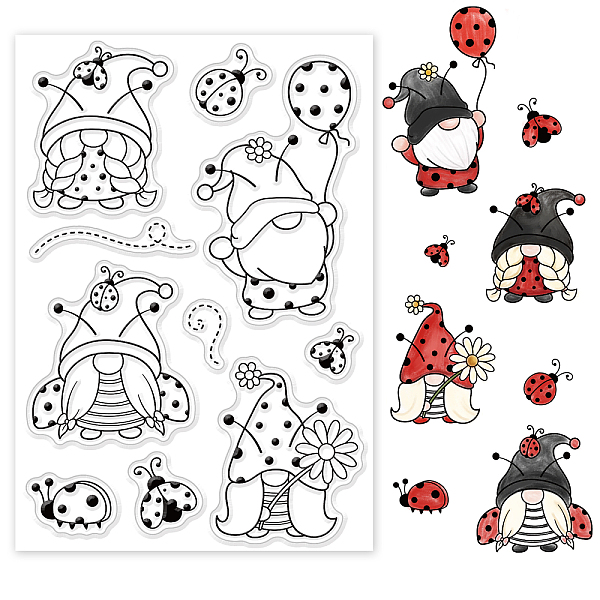 PandaHall GLOBLELAND Ladybug Gnomes Clear Stamps Flowers Balloons Silicone Clear Stamp Seals for Cards Making DIY Scrapbooking Photo Journal...
PandaHall GLOBLELAND Ladybug Gnomes Clear Stamps Flowers Balloons Silicone Clear Stamp Seals for Cards Making DIY Scrapbooking Photo Journal...
