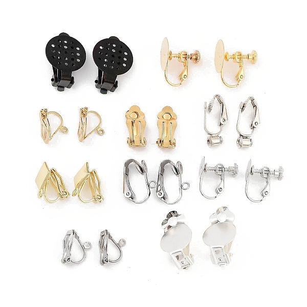 PandaHall Stainless Steel Clip-on Earring Findings, Mixed Color, 12~20x6~15x6~8mm, Hole: 1.2~1.8mm Stainless Steel Mixed Shapes
PandaHall Stainless Steel Clip-on Earring Findings, Mixed Color, 12~20x6~15x6~8mm, Hole: 1.2~1.8mm Stainless Steel Mixed Shapes