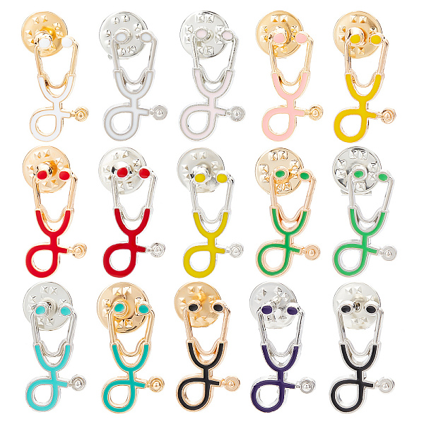 PandaHall CRASPIRE 30Pcs 15 Style Medical Echometer Enamel Pins, Alloy Creative Badges for Backpack Clothes, Mixed Color, 26.5x15mm..., Multicolor
PandaHall CRASPIRE 30Pcs 15 Style Medical Echometer Enamel Pins, Alloy Creative Badges for Backpack Clothes, Mixed Color, 26.5x15mm..., Multicolor