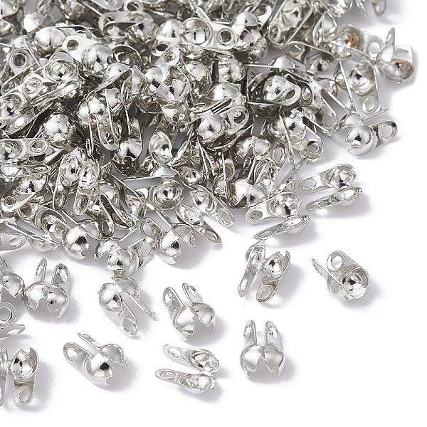 PandaHall Iron Bead Tips, Calotte Ends, Clamshell Knot Cover, Platinum, 6x3.5mm, Hole: 1mm, Inner Diameter: 2.4mm Iron
PandaHall Iron Bead Tips, Calotte Ends, Clamshell Knot Cover, Platinum, 6x3.5mm, Hole: 1mm, Inner Diameter: 2.4mm Iron