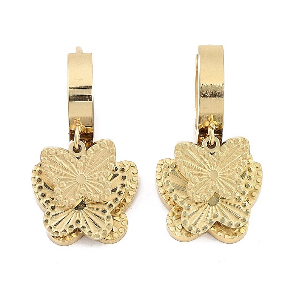 PandaHall Real 18K Gold Plated 304 Stainless Steel Dangle Earrings, Hoop Earrings for Women, Butterfly, 24x13mm 304 Stainless Steel...
PandaHall Real 18K Gold Plated 304 Stainless Steel Dangle Earrings, Hoop Earrings for Women, Butterfly, 24x13mm 304 Stainless Steel...