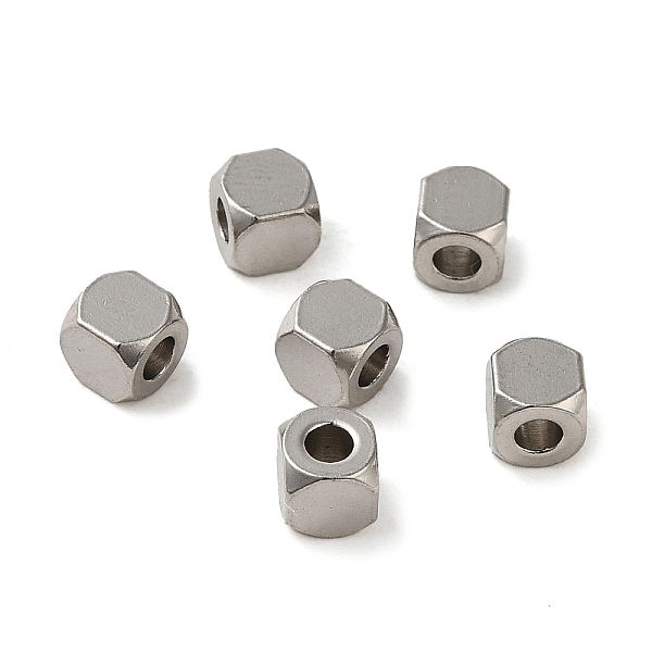 PandaHall 201 Stainless Steel Beads, Cube, Stainless Steel Color, 4x4x4mm, Hole: 2mm 201 Stainless Steel Cube
PandaHall 201 Stainless Steel Beads, Cube, Stainless Steel Color, 4x4x4mm, Hole: 2mm 201 Stainless Steel Cube