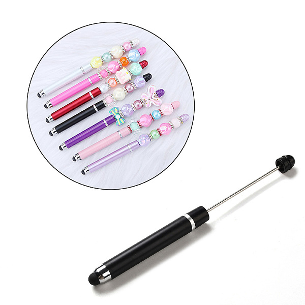 PandaHall ABS Plastic Touch Screen Stylus, Iron Beadable Pen, for DIY Personalized Pen with Jewelry Bead, Black, 148x10mm Plastic Black
PandaHall ABS Plastic Touch Screen Stylus, Iron Beadable Pen, for DIY Personalized Pen with Jewelry Bead, Black, 148x10mm Plastic Black