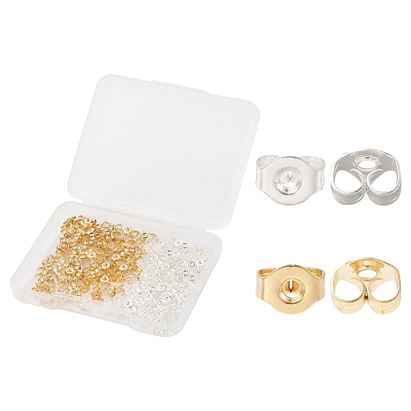 PandaHall 200Pcs 2 Colors Stainless Steel Ear Nuts, Friction Ear Nuts, Golden & Stainless Steel Color, 4.3x3.2x3mm, Hole: 0.5~0.6mm...
PandaHall 200Pcs 2 Colors Stainless Steel Ear Nuts, Friction Ear Nuts, Golden & Stainless Steel Color, 4.3x3.2x3mm, Hole: 0.5~0.6mm...