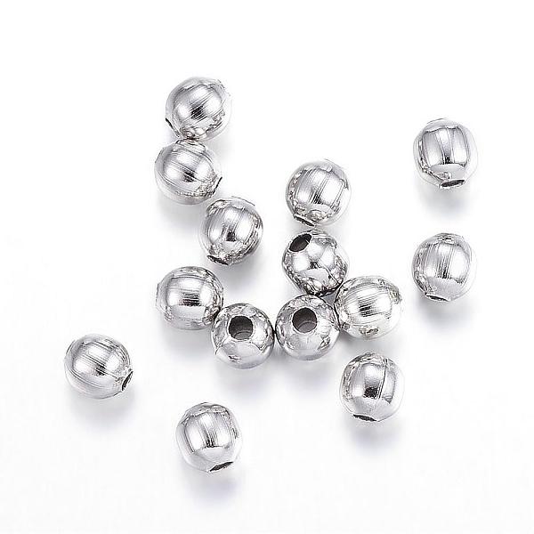 PandaHall 304 Stainless Steel Beads, Round, Stainless Steel Color, 3mm, Hole: 0.8mm 304 Stainless Steel Round
PandaHall 304 Stainless Steel Beads, Round, Stainless Steel Color, 3mm, Hole: 0.8mm 304 Stainless Steel Round