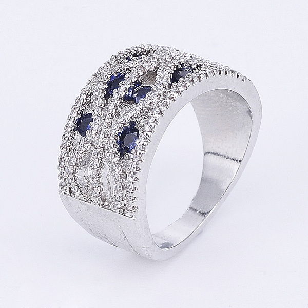 PandaHall Brass Micro Pave Cubic Zirconia Finger Rings, Wide Band Rings, Size 9, Platinum, 19mm Brass+Cubic Zirconia
PandaHall Brass Micro Pave Cubic Zirconia Finger Rings, Wide Band Rings, Size 9, Platinum, 19mm Brass+Cubic Zirconia