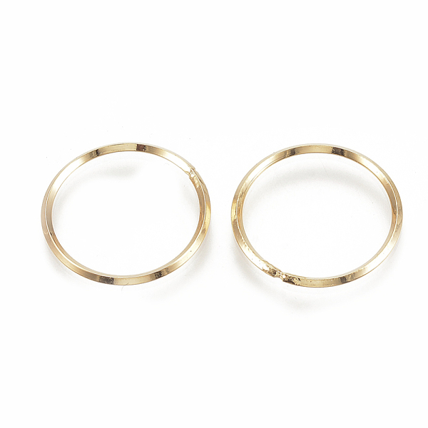 PandaHall Brass Linking Rings, Ring, Nickel Free, Real 18K Gold Plated, 20x1.5mm Brass Ring
PandaHall Brass Linking Rings, Ring, Nickel Free, Real 18K Gold Plated, 20x1.5mm Brass Ring