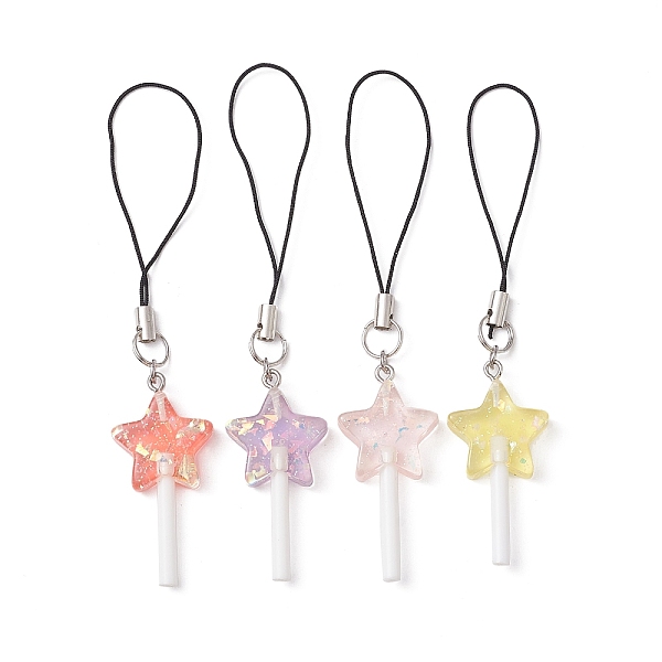 PandaHall 4Pcs 4 ColrosResin Pendant Decorations, Star Lollipop, Mixed Color, 102~109mm, 1pc/color Resin Lollipop Multicolor
PandaHall 4Pcs 4 ColrosResin Pendant Decorations, Star Lollipop, Mixed Color, 102~109mm, 1pc/color Resin Lollipop Multicolor