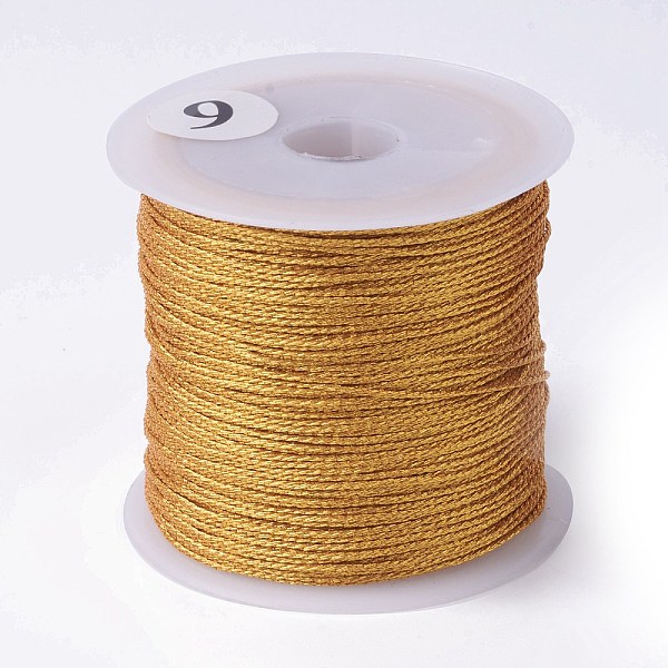 PandaHall 9-Ply Metallic Thread, Embroidery Thread, for Jewelry Making, Round, Goldenrod, 0.6mm, about 36.09 Yards(33m)/Roll Metallic Cord..., Gold
PandaHall 9-Ply Metallic Thread, Embroidery Thread, for Jewelry Making, Round, Goldenrod, 0.6mm, about 36.09 Yards(33m)/Roll Metallic Cord..., Gold