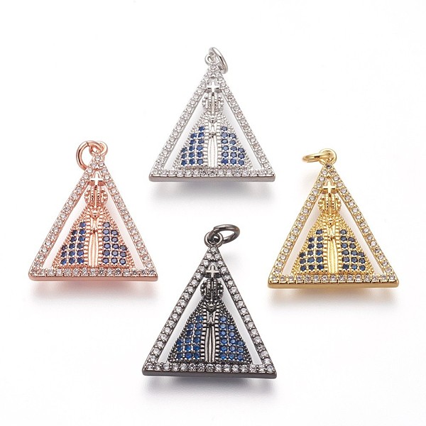 PandaHall Brass Micro Pave Cubic Zirconia Pendants, Lead Free & Cadmium Free & Nickel Free, Church, Mixed Color, 25x20x3mm, Hole: 3mm..., Multicolor
PandaHall Brass Micro Pave Cubic Zirconia Pendants, Lead Free & Cadmium Free & Nickel Free, Church, Mixed Color, 25x20x3mm, Hole: 3mm..., Multicolor