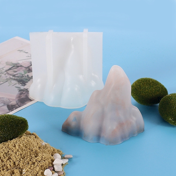 PandaHall Food Grade Mountain DIY Silicone Display Molds, Decoration Making, Resin Casting Molds, For UV Resin, Epoxy Resin Jewelry Making..., White
PandaHall Food Grade Mountain DIY Silicone Display Molds, Decoration Making, Resin Casting Molds, For UV Resin, Epoxy Resin Jewelry Making..., White