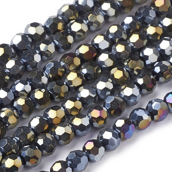 PandaHall Electroplate Glass Beads Strands, AB Color Plated, Faceted(32 Facets), Round, Prussian Blue, 2x3mm, Hole: 0.5mm, about...
PandaHall Electroplate Glass Beads Strands, AB Color Plated, Faceted(32 Facets), Round, Prussian Blue, 2x3mm, Hole: 0.5mm, about...