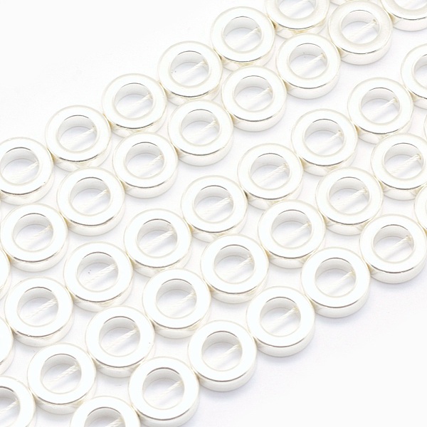 PandaHall Electroplate Non-magnetic Synthetic Hematite Beads Strands, Grade AA, Long-Lasting Plated, Donut, Silver Plated, 12x4mm, Hole: 1mm...
PandaHall Electroplate Non-magnetic Synthetic Hematite Beads Strands, Grade AA, Long-Lasting Plated, Donut, Silver Plated, 12x4mm, Hole: 1mm...